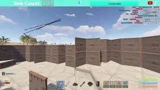 200 Sub Stream! Q&A Rust Backround Gameplay