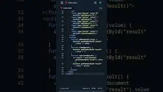 Calculator using HTML 