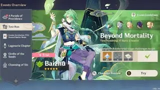 Test Run 3.6 ▢ BAIZHU [Support] ▢ Beyond Mortality [GENSHIN IMPACT]