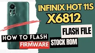 Infinix Hot 11 X6812 Flash Firmware Test Point (Fix Brom) Dead Boot Repair Flash Without Device