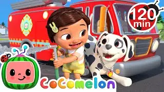 Ninas Fire Truck Wash Song! | Animals for Kids | Animal Cartoons | Funny Cartoons