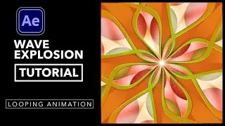 Advanced Wave Explosion Animation in After Effects Tutorial - 100% No Plugins