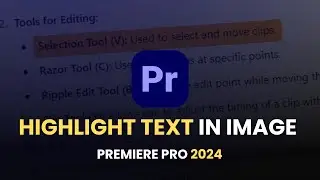 How to Highlight Text in Premiere Pro 2024 (Step by Step)