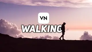 Text reveal as you walk in Vn Video Editor