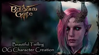 BALDUR'S GATE 3 || Beautiful Tiefling [Original Character #334] - Female Character Creation