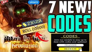 *NEW*CODES⚠️ATTACK ON TITAN REVOLUTION ROBLOX CODES 2024 ATTACK ON TITAN CODES 2024 roblox