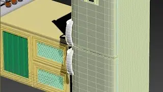 3ds max холодильник. Часть 2. Дверки и корпус