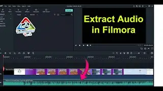 How to Extract Audio from Video in Wondershare Filmora|| Video se Audio ko sperate kren ka tarika.