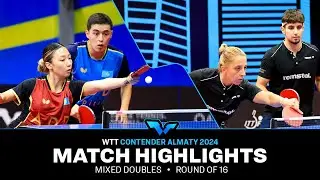 Zhubanov/Bakhyt vs Ionescu/Samara | XD R16 | WTT Contender Almaty 2024