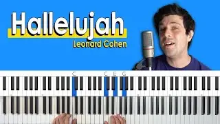 How To Play Hallelujah [Piano Tutorial/Chords for Singing]