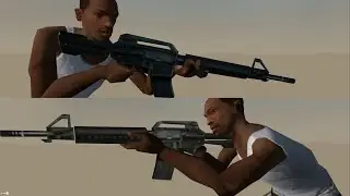 Left 4 Dead 2 Expert Gameplay with GTA SA CJ third person GTA Weapons and MW2019 reload sound