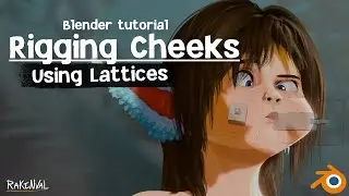 How to rig cheeks in Blender using lattices | Intermediate level Tutorial