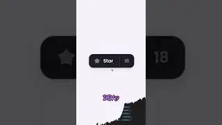 Animated Star Rating Button⭐ | #html #css #coding #website #animation #trending #viral #coding #463