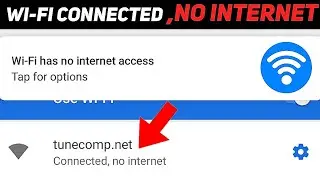 Wi-Fi Connected But, No Internet Problem Fix✅ || Wi-Fi Internet Problem