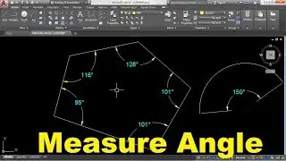 How to Measure Angle in AutoCAD 2018