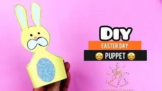 Easter Bunny Puppet - Easy DIY Craft