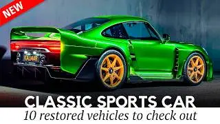 10 Sports Cars Restored to Celebrate the International Motoring Heritage