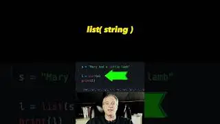 Transform Python string into list of characters 🐍 