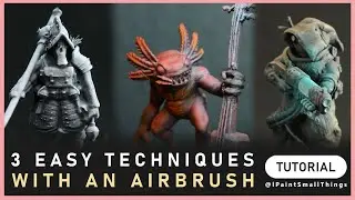 3 Easy Techniques with an Airbrush