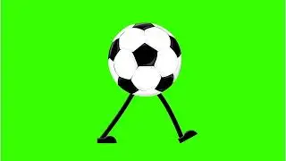 The soccer ball is coming ⚽ | green screen | footage | Animation | Download | №314