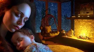 Sleeping noise of a blizzard ❄ Calms you down in 2 minutes - A method for falling asleep quickly