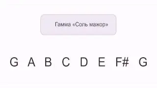 мажорные гаммы