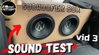 SOUND TEST DEL NUOVO SUBWOOFER BOX #bmw  🔊