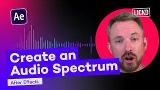 How to Create an Audio Spectrum in Adobe After Effects | Lickd Tutorials