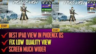 How to get ipad view in pubg mobile | Best ipad view in pubg mobile | iPad resolution in pubg mobile