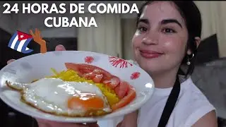 24 Horas Comiendo sólo Comida Cubana en España…es raro lo que comemos?