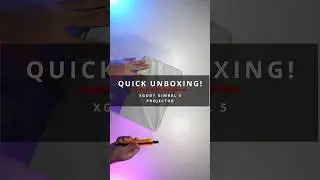 Xgody Gimbal 5 projector : Quick unboxing