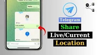 How To Share Your Live/Current Location on Telegram | Telegram Live Location