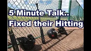 Hitting Drills for Timing: 5 Minute Talk Fixed this Hitter! Baseball Hitting Instruction TIMING