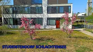 RELAXING WALKING THROUGH a STUDENT VILLAGE Schlachtensee Studentendorf