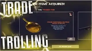 TF2 - TROLLING TRADE SERVERS (GOLDEN PAN TRADES!!)