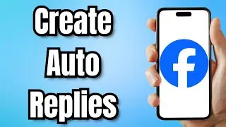 How To Create FACEBOOK PAGE Auto Replies