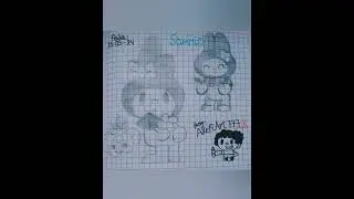 un Dibujo Sketch de My Melody #shorts #hellokitty #sanrio #mymelody #apoyoelarte