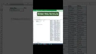 How to create a Search Bar in Excel under 1 Minute‼️ #excel