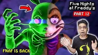 GLITCHTRAP ? the Evil VIRUS 😈 ! FIVE NIGHTS AT FREDDYS SECURITY BREACH | Part 12 Horror Story Hindi