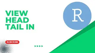 R Tutorial Part 3 ! View, Head, and Tail command in R