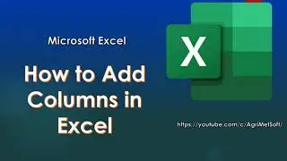 How to Add Columns in Excel