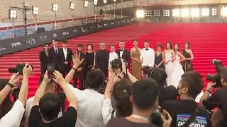 Stars arrive for the 42nd Film Awards in Hong Kong