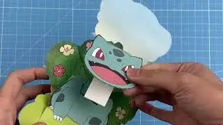 Amazing Pokémon Paper Crafts: Bulbasaur Pop Card