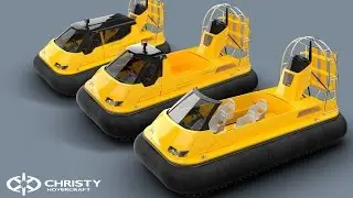Skirt Test-Drive Hovercraft Christy 555