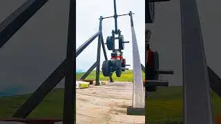 We Launched a Pineapple with a GIANT catapult 