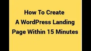 How to create Landing Page in WordPress using Elementor Make WordPress Landing Page Bangla Tutorial