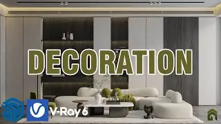 Sketchup Vray Living Room Decoration Tutorial