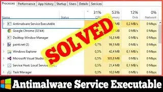 [FIXED] MsMpEng.exe Antimalware Service Executable High CPU