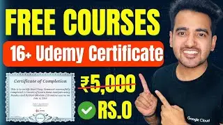 16+ Udemy Free Courses With Free Certificate | Anyone Can Join | Udemy Coupons 2024 in April