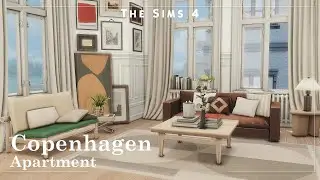 Copenhagen Apartment | The Sims 4 Speed Build